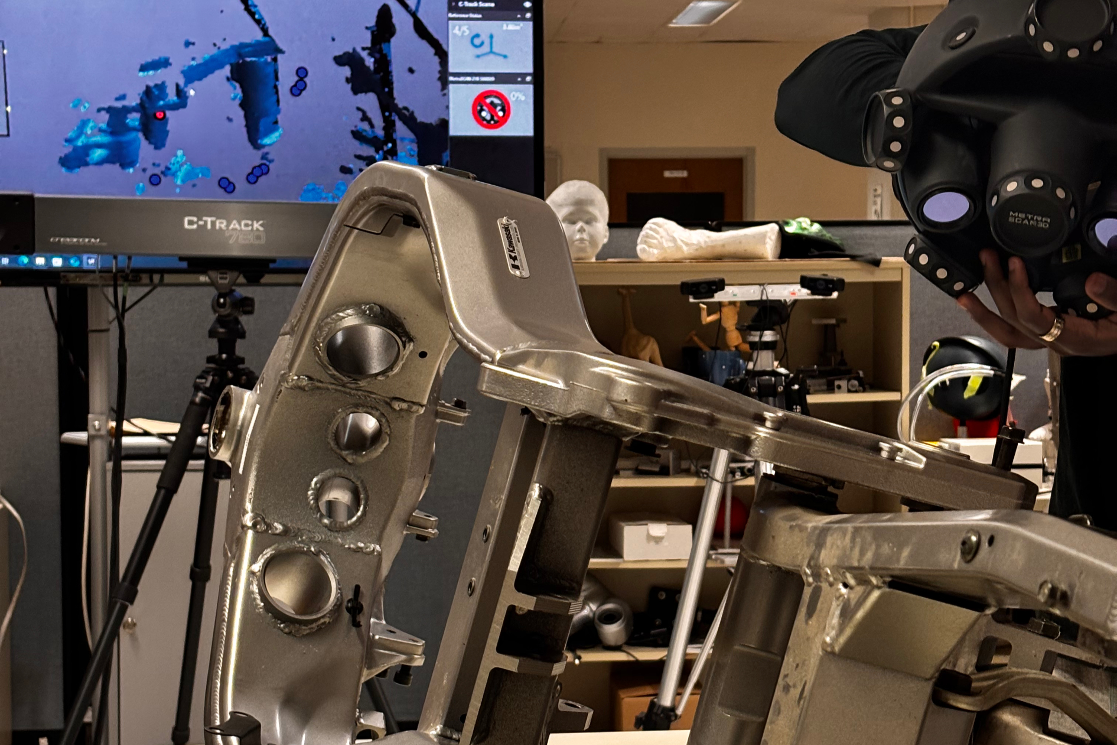 Photo du frame de la moto